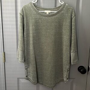 Jane and Delancey Sunwash Burnout 3/4 sleeve
